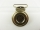 Blank suspender clip 25 mm old brass
