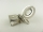 Rohling Hosenträgerclip 35 mm silber
