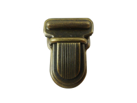 Plug lock/folder lock (38mm) old brass
