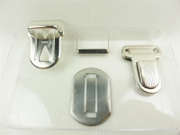 Steckschloss/ Mappenschloss (38mm) silber