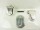 Steckschloss/ Mappenschloss (38mm) silber