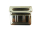 Plug lock / folder lock square (40mm) silver