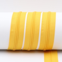 Endless zippers loose - per meter - spiral (5mm) rapeseed yellow