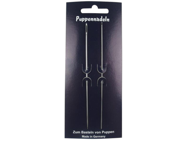 Doll needles set of 2 120mm - 1mm & 1.5mm Made in Germany