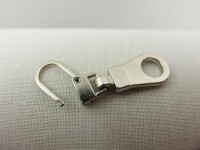 Zippergriff / Ersatzschiebegriff /  Reperaturzipper/ Schiebergriff silber