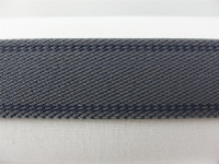Gurtbänder elastisch Modell 70er, 30 mm grau 45 %-elasthan