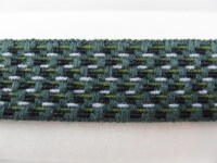 Webbing straps elastic model 70s, 30 mm grey-green 90% elastane