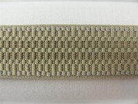 Gurtbänder elastisch Modell 70er, 30 mm natur-beige 25 %-elasthan