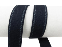 Webbing straps elastic model 70s, 30 mm navy blue 25%...