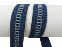 Webbing straps elastic model 70s, 30 mm grey-blue 25%...