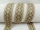Webbing straps inelastic model 70s, 30 mm beige-brown