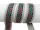 Webbing straps, inelastic model 70s, 30 mm grey-colored