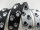 Paw webbing double-sided 20 mm black-silver gray