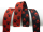 Paw webbing double-sided 20 mm black-red