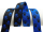 Paw webbing double-sided 20 mm black-blue