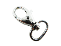 Snap hook small 16 mm - silver
