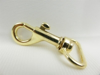 Karabinerhaken klein 20 mm - gold