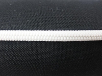 Rubber cord 6 mm white