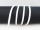 Rubber cord 6 mm white