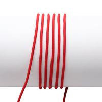 Rubber cord 3 mm red