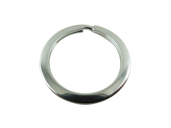 Keyring-Edel model "Edel-Round" approx. 35 mm - silver