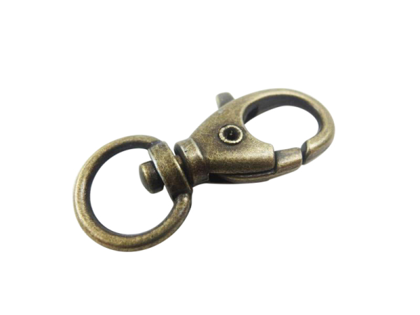 Carabiner hook small-round 12 mm