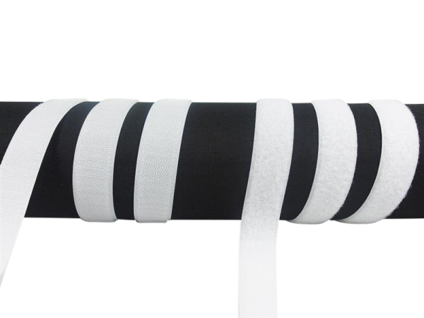 Klettband-FIX zum Aufnähen 20 mm weiß