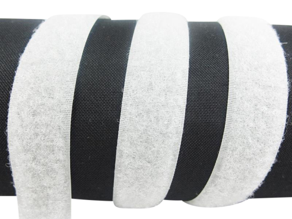Velcro fleece side for sewing on 20 mm light gray