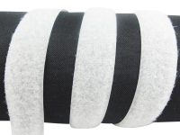 Velcro fleece side for sewing on 20 mm light gray