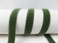 Klettband-Flauschseite zum Aufnähen 20 mm oliv