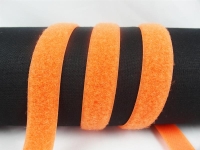 Velcro fleece side for sewing on 20 mm orange