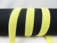 Velcro fleece side for sewing on 20 mm yellow