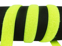 Velcro fleece side for sewing on 20 mm neon yellow