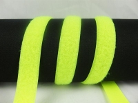 Velcro fleece side for sewing on 20 mm neon yellow