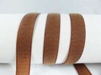 Klettband-Klettseite zum Aufnähen 20 mm havanabraun