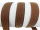Klettband-Klettseite zum Aufnähen 20 mm havanabraun
