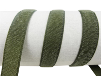 Klettband-Klettseite zum Aufnähen 20 mm oliv