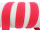 Klettband-Klettseite zum Aufnähen 20 mm rot