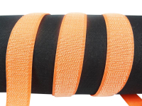 Klettband-Klettseite zum Aufnähen 20 mm orange