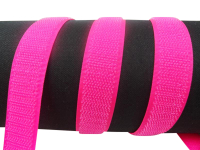 Klettband-Klettseite zum Aufnähen 20 mm neonpink