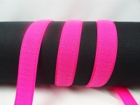 Klettband-Klettseite zum Aufnähen 20 mm neonpink