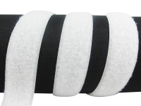 Klettband-Flauschseite zum Aufnähen 16 mm weiß