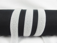 Velcro fleece side for sewing on 30 mm light gray