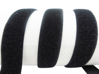 Velcro fleece side for sewing on 50 mm black