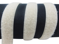 Klettband-Flauschseite zum Aufnähen 50 mm beige