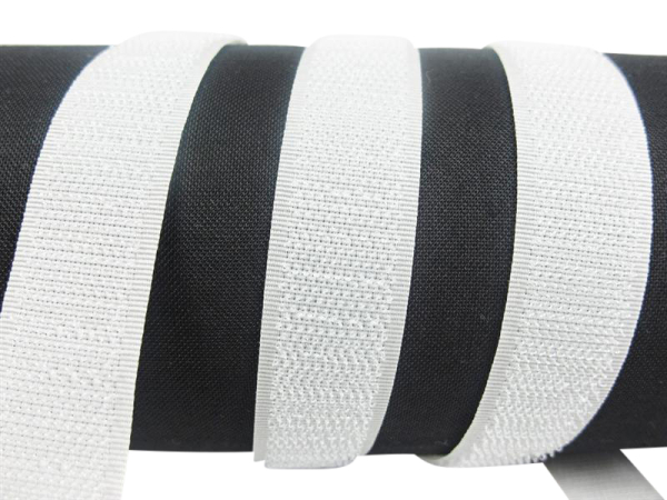 Velcro side for sewing on 50 mm light gray