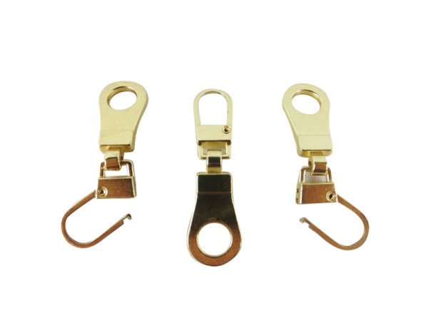 Zippergriff / Ersatzschiebegriff /  Reperaturzipper/ Schiebergriff gold