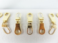 Zippergriff / Ersatzschiebegriff /  Reperaturzipper/ Schiebergriff gold