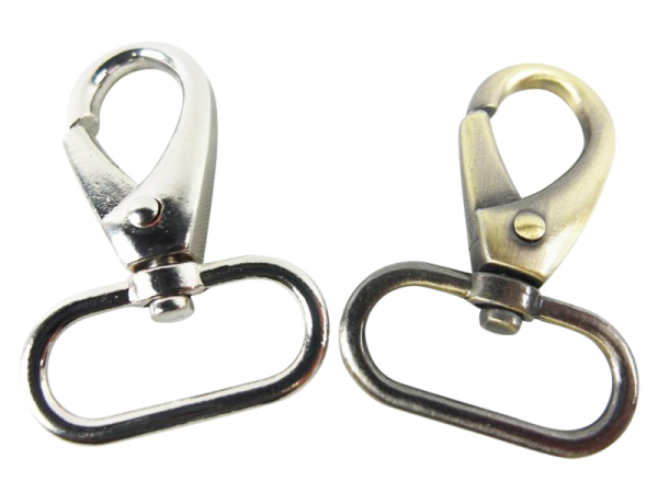 Carabiner hook for bag model Tiger Eye 25 mm