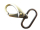 Carabiner hook for bag model Tiger Eye 25 mm antique brass